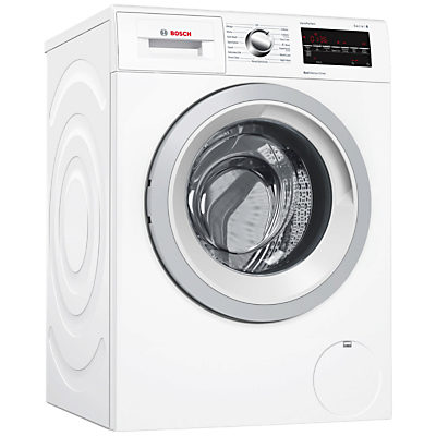 Bosch WAT24421GB Freestanding Washing Machine, 8kg Load, A+++ Energy Rating, 1200rpm Spin, White Bosch WAT24421GB Freestanding Washing Machine, 8kg Load, A+++ Energy Rating, 1200rpm Spin, White